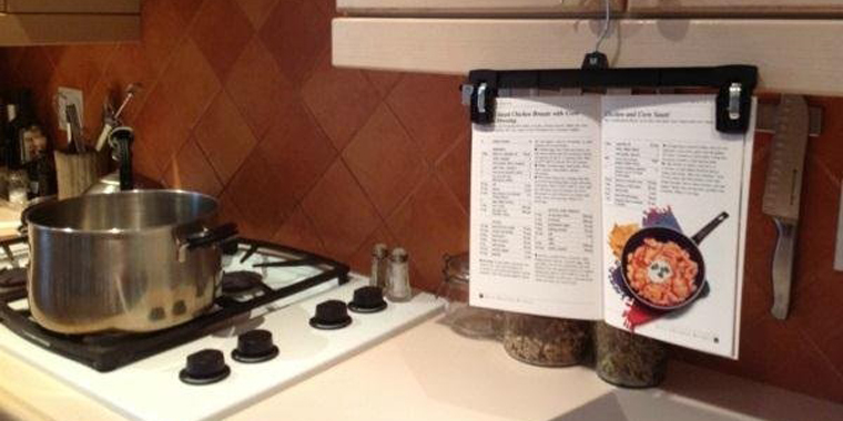 Hang Your Recipe Within Reach