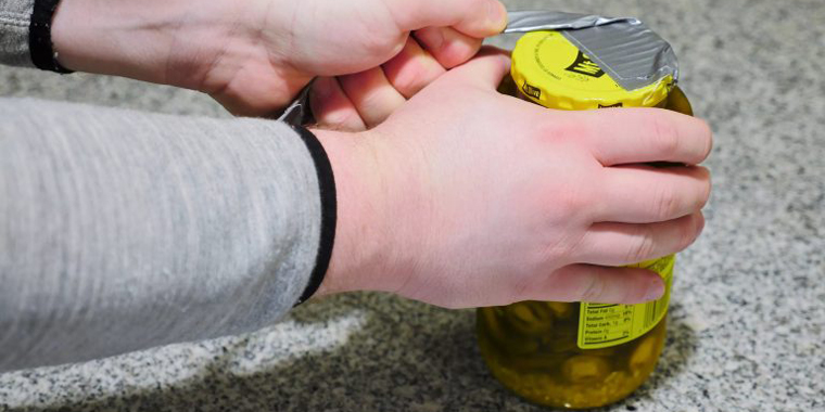 Add Grip to a Jar Lid